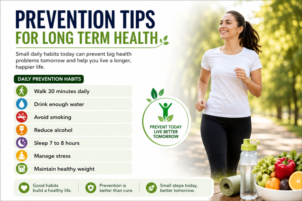 prevention tips for long term health