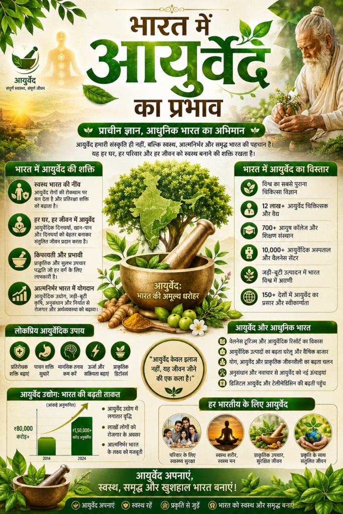 Bharat me Ayurved ka prabhav